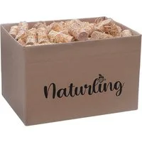 naturling Grillanzünder Holzwolle Anzünder gewachst, 2.5 kg, (200-St), natürliche Bio Anzündwolle für Kamin und Grill