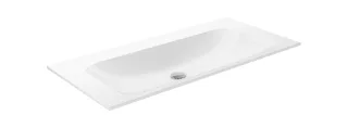 Keuco Keramikwaschtisch X-Line 33170, ohne Hahnlochbohrung, weiß, 33170311000 33170311000