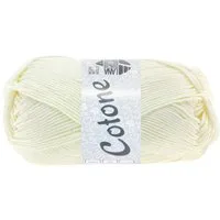 LANA GROSSA COTONE Häkelwolle, 125 m (vielseitiges Baumwoll-Basicgarn), 50 g