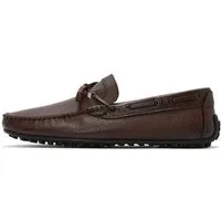Derimod Lässige Loafer aus Leder Loafer Echtleder, Lederfutter, Gummisohle, Slipper-Design