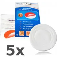 NEMAXX Rauchmelder Befestigungspad Ø 80 mm Original Rauchmelder (Montage ohne Bohren – Decke/Wand – kein Bohrloch nötig)