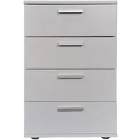 HTI-Line Nachtkommode Nachtschrank Nina mit 4 Schubladen (Stück, 1 St., 1 Nachtschrank ohne Dekoration), Nachttisch Nachtkommode Nachtkonsole