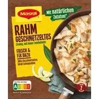MAGGI Saucen, Maggi Fix Rahm Geschnetzeltes Wuerzmix cremig herzhaft klassisch 36 g