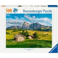 Ravensburger Puzzle Dolomitenidylle Seiser Alm, 500 Puzzleteile, Made in Germany