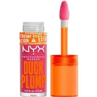 NYX PROFESSIONAL MAKEUP Lipgloss DUCK PLUMP LIP LACQUER, sofortiger Schmollmund-Effekt dank Kollagenpeptiden