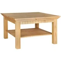 Clever-Moebel Couchtisch Couchtisch im Landhausstil, 76x76 cm, Tiefe: 76cm, Breite: 76cm, Höhe: 45cm