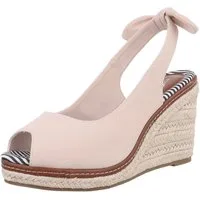 Ital-Design Stylische Wedges mit Komfort und Stil Peeptoepumps (89322681) Keilabsatz/Wedge Keilsandaletten in Beige