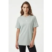 adidas Sportswear T-Shirt ESSENTIALS SMALL LOGO COTTON Basic Design, Rundhalsausschnitt, mit kleinem 3-Streifen Logo