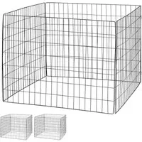 relaxdays Komposter Metall 3er Set schwarz, BxTxH: 90x90x70 cm