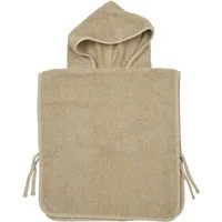 Meyco Baby Badeponcho Sand, 100% Baumwolle, Seil/Bändchen, 1-3 jaar