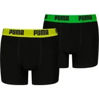 PUMA Boxershorts PUMA BOYS EVERYDAY BASIC BOXERS 2P (2er Pack) Boys, mit Logobund, elastisch