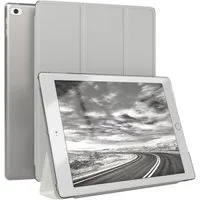 EAZY CASE Tablet-Hülle Smart Case für iPad 5./6. Generation & Air 1/Air 2 9,7 Zoll, Tablet Case Bookcover Smart Flipcase Schutztasche magnetisch Hellgrau