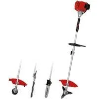 Benzin-Multifunktionsantrieb GC-MM 52 I AS, Rasentrimmer rot/schwarz, 1,5 kW, inkl. 4 Werkzeuge