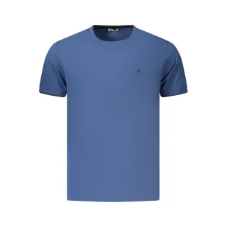 Coveri Moving Blaue Baumwoll Herren T-Shirt