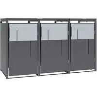 WESTMANN Mülltonnenbox Tonus 3, BxTxH: 198x80x116 cm, für 3x240 L Mülltonnen