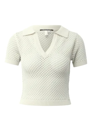 qs - Strickpullover creme - Gr. - L
