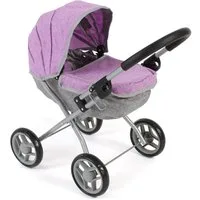CHIC2000 Puppenwagen Lilli, Melange lila, zusammenklappbar