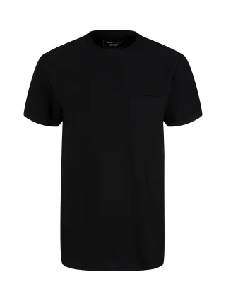 Denim Tom Tailor - T-Shirt mit Brusttasche black - Gr. - XL
