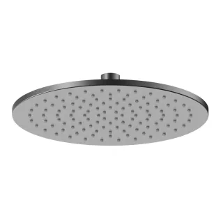 Herzbach LIVING SPA Slim-Regenbrause Ø250mm Black Steel, 11.600250.1.40 11.600250.1.40