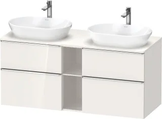 Duravit D-Neo Konsolenwaschtischunterbau wandhängend Weiß Hochglanz 1400x550x664 mm - DE4970B1022000 DE4970B10220000