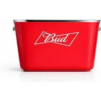 Budweiser Stoff Bud Mini-Eiskübel / Getränkekühler – Budweiser – Rot – Kunst