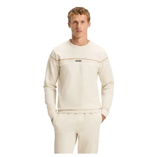 Boss - Sweatshirt für Herren, Baumwolle (Weiß)