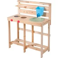 Happy People Outdoor-Spielküche Holz, Kunststoff