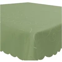 Haus und Deko Tischdecke Tischdecke Damast Ornamente eckig Circle Struktur bügelfrei pflegeleic (1-tlg)