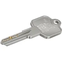 BASI Profilzylinder V55, Gleichschließend, Längen frei kombinierbar, (Packung), Zusatzschlüssel / Ersatzschlüssel passend zu V55 Serie = 1 Schlüssel