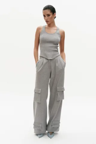 BENU Damen Graue Jogginghose