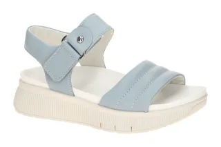 Gabor 84.610 Sandalette Sky Blau Wedge Keilabsatz F Weite