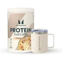 Protein Eiskaffee Bundle - 20Portionen - Natural Cream Coffee Cup - Iced Vanilla Latte