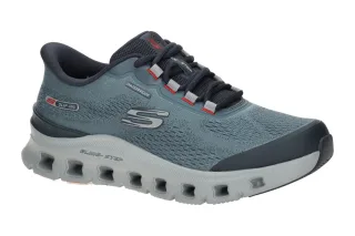 Skechers 233135 NVGY Glide Step Pro Chaching Herrensport-Halbschuhe blau/navy...