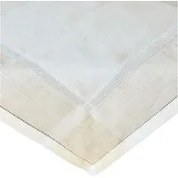 matches21 HOME & HOBBY Tischdecke Tischdecke ALMA Leinenoptik mit Hohlsaum Polyester beige 85 x 85 cm (1-tlg), Pflegeleicht & waschbar bei 30 °C