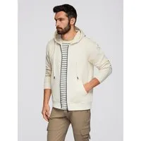 OMBRE Kapuzenpullover BASIC Herren Sweatshirt mit Reißverschluss und Kapuze