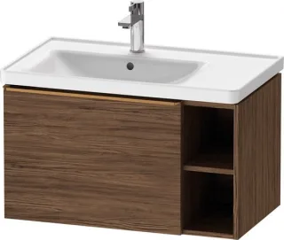 Duravit D-Neo Waschtischunterbau wandhängend Nussbaum dunkel Matt 784x452x440 mm - DE4258004210000 DE4258004210000
