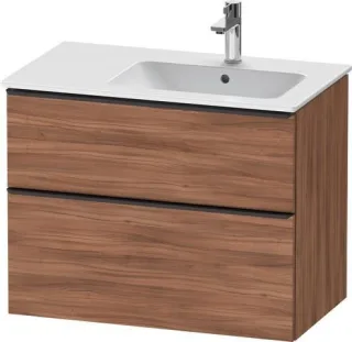 Duravit D-Neo Waschtischunterbau wandhängend Nussbaum Matt 810x462x625 mm - DE43670BD790000 DE43670BD790000