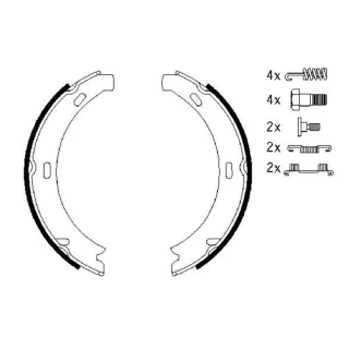 Bosch Bremsbacken hinten Mercedes E-Klasse W210