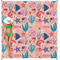 Picknickdecke Wasserdicht sandabweisende Stranddecke,180x200 cm,Campingdecke, Diwzbyn, Strandmatte für Reisen, Camping, Wandern und Picknick, leichte