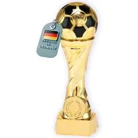 Larius Dekofigur Larius Fußball Pokal Groß (245mm, 460gr) - Trophäe Ehrenpreis