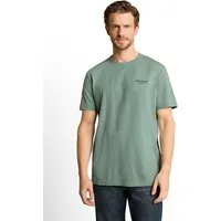 TOM TAILOR Kurzarmshirt Sommershirt mit kleinem Logo-Print
