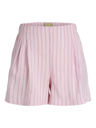 JJXX - JXALMIRA LINEN BLEND HW SHORTS WVN LN Pink Lady - Gr. - M