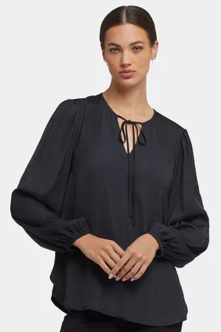 Elsie Bluse | Schwarz
