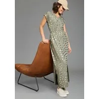 KangaROOS Maxikleid knöchellang, für Casualmode und Streetwear, aus elastischem Material