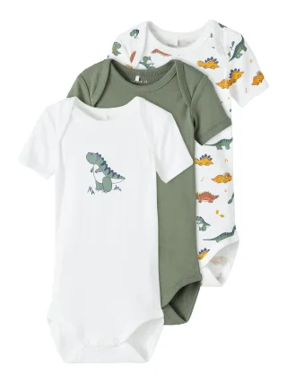 NAME IT - NBMBODY 3P SS LAUREL WREATH DINO NOOS laurel wreath - Gr. - 50