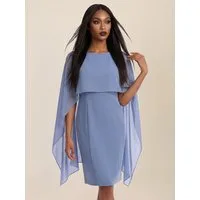 Apart Abendkleid mit fließendem Chiffon-Cape