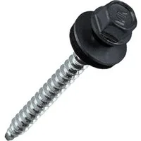 Schrauben-Set 250 Stück Trapezblechschrauben Bohrschrauben 4,8 x 35mm Ral 7024