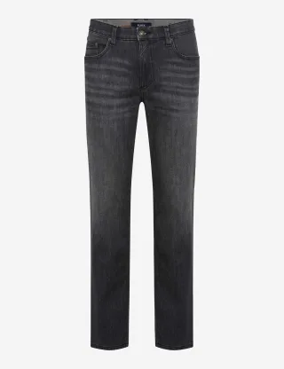 Eurex Herren Five-Pocket-Hose Style LUKE GREY, denim grau, Gr. 36/32