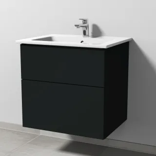 Sanipa 3way Keramik-Set Keramik-Waschtisch und Unterbau (SP322) SP3221V