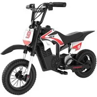 RCB Elektro-Kindermotorrad R9X PRO,3 Geschwindigkeiten bis 25km/h, ab 4 Jahren,mit Schlüsselstart, Belastbarkeit 80 kg, LED-Licht